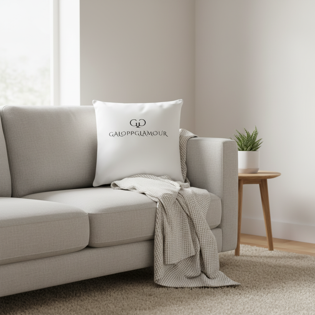 Premium Kissen "GALOPPGLAMOUR SIGNATURE" – Logo Edition
