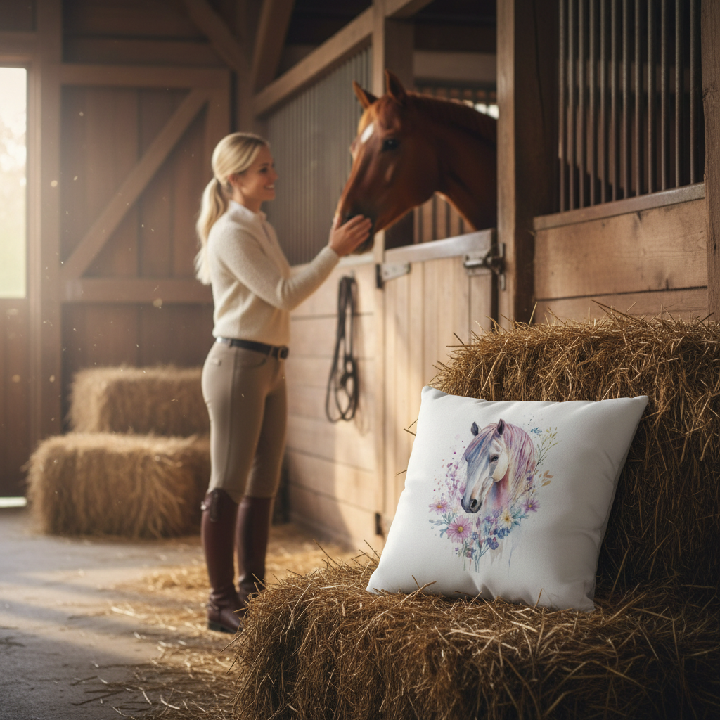 Premium Kissen "AQUARELL-ROMANTIK" – Floral Edition