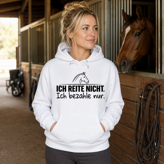 ICH BEZAHLE NUR Premium Hoodie