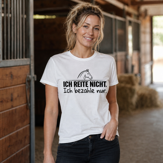 Statement T-Shirt "Ich bezahle nur"