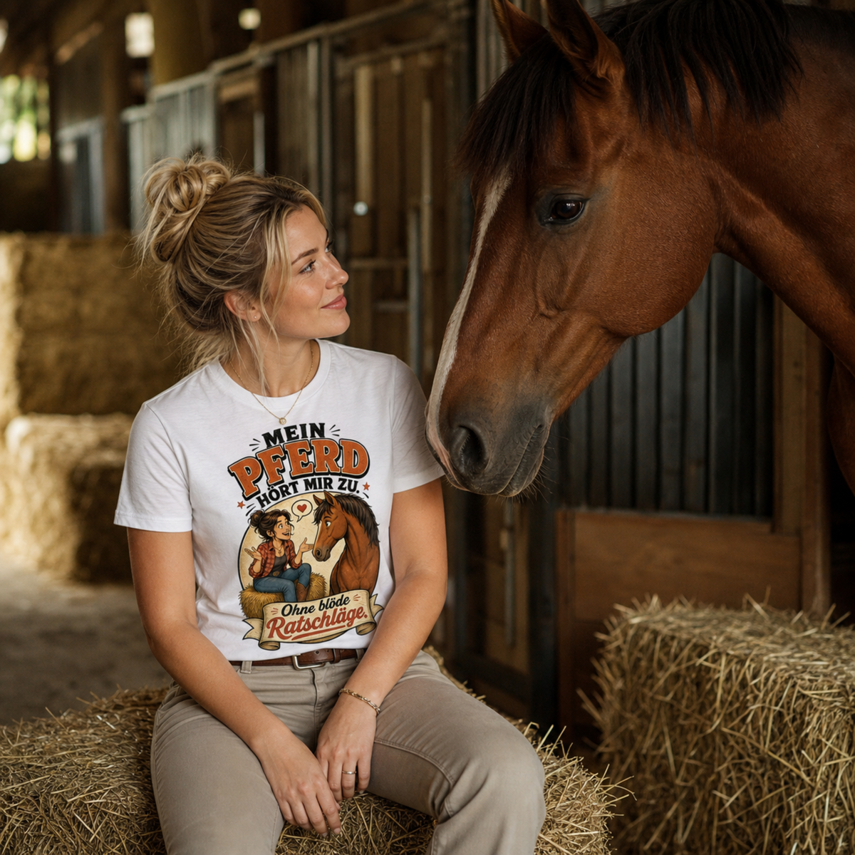 MEIN PFERD HÖRT MIR ZU T-Shirt
