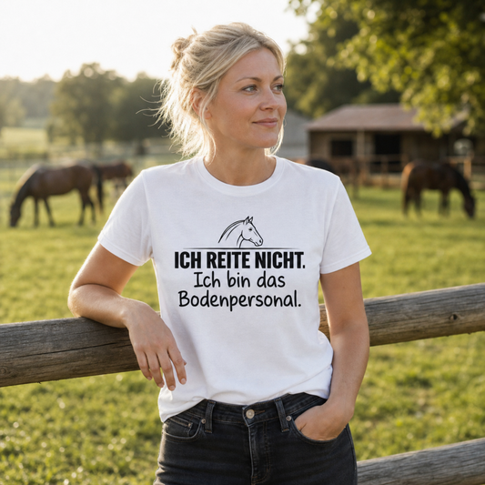 Statement T-Shirt "Bodenpersonal"