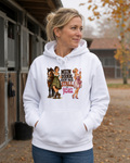 MEIN DIRNDL RIECHT NACH STALL Premium Hoodie