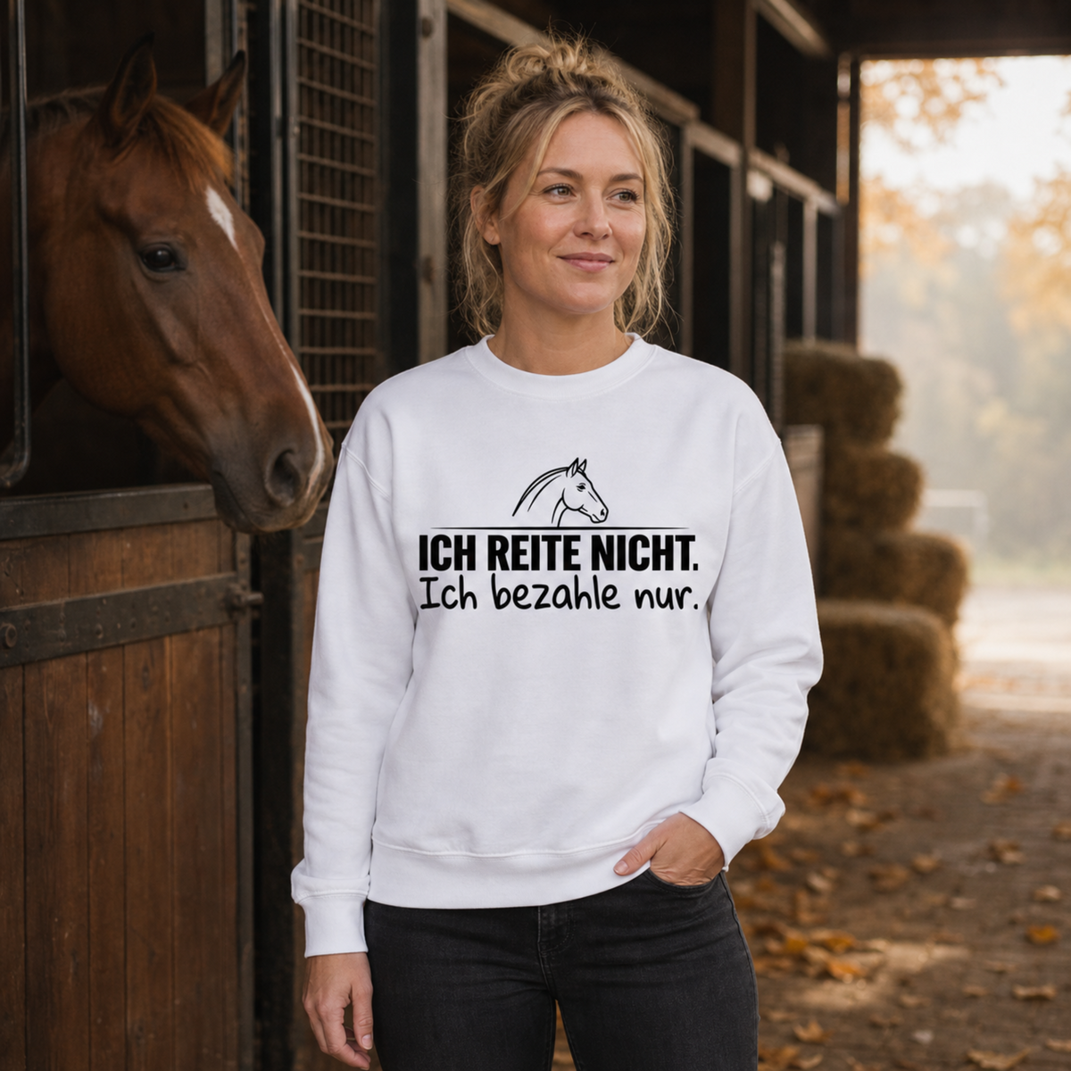 ICH BEZAHLE NUR Sweatshirt