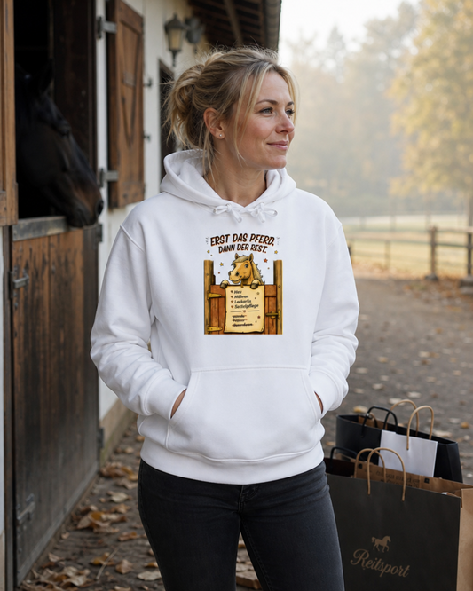 ERST DAS PFERD DANN DER REST Premium Hoodie