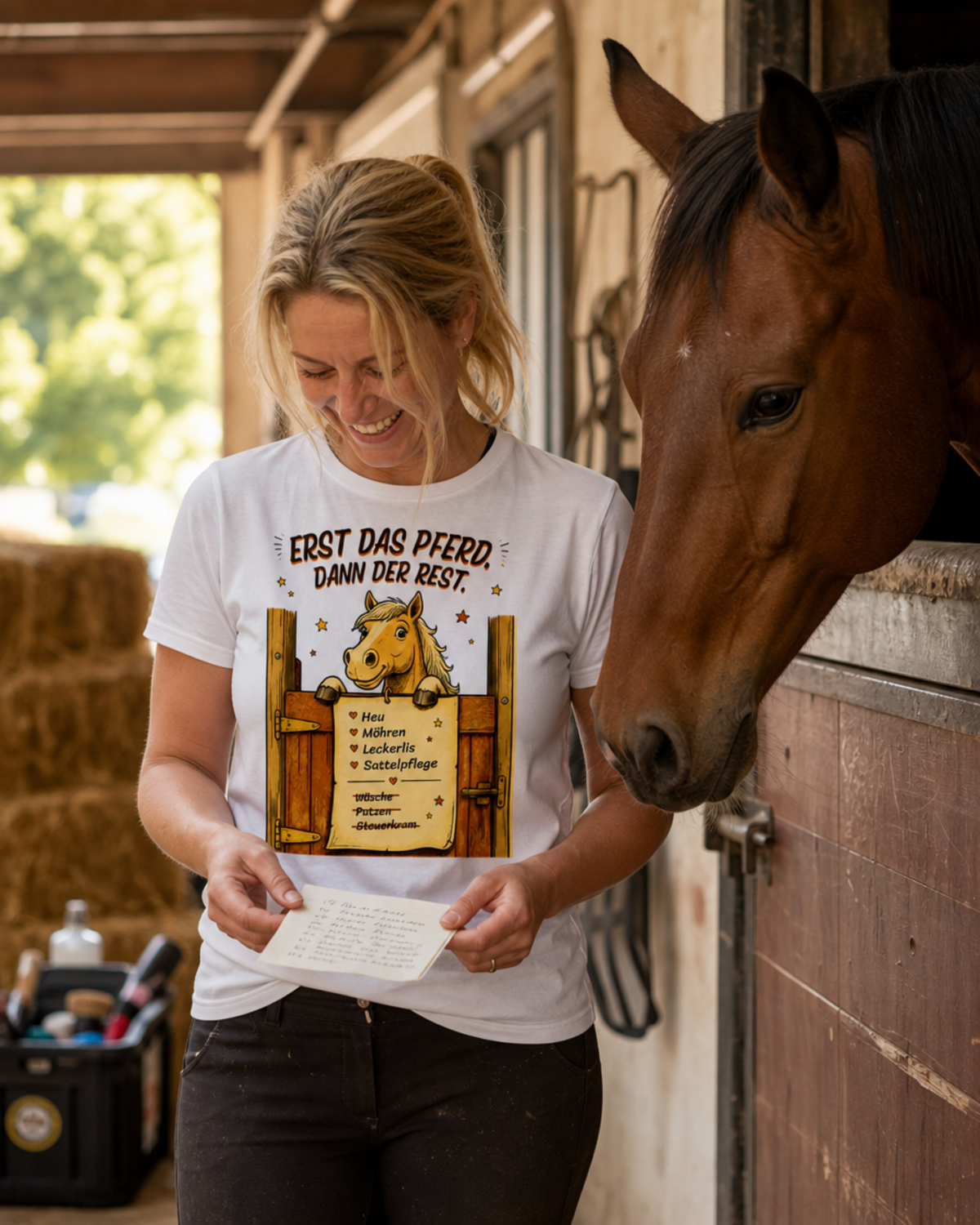 ERST DAS PFERD DANN DER REST T-Shirt